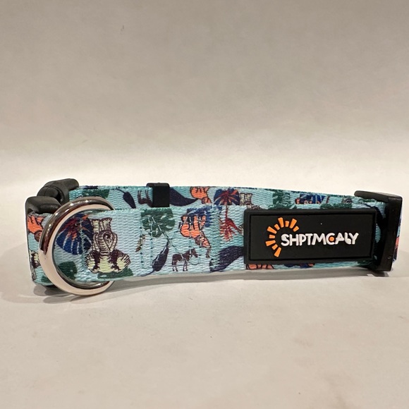 Zoo Print Dog Collar - Size Small - Picture 1 of 6